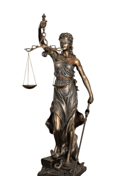 Lady of Justice representing legal excellence and fairness